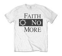 Rock Off officially licensed products Faith No More Classic Band Logo T Shirt M White