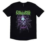 Spider Band Logo T Shirt Falling In Reverse Black M