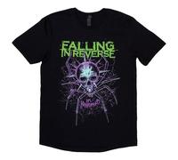 Rock Off officially licensed products Falling in Reverse Spider Band Logo T Shirt XL Black