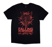Rock Off officially licensed products Falling in Reverse Thorns Band Logo T Shirt XL Black