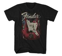 Rock Off officially licensed products Fender Distressed Guitar T Shirt M Black