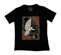 Rock Off officially licensed products Fleetwood Mac Dove Womens Skinny Fit T Shirt S Black