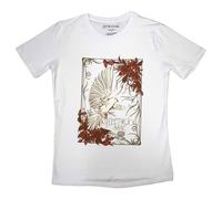 Rock Off officially licensed products Fleetwood Mac Dove Womens Skinny Fit T Shirt S White