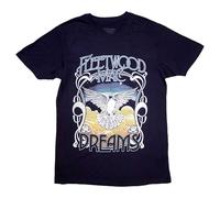 Rock Off officially licensed products Fleetwood Mac Dreams T Shirt L Navy