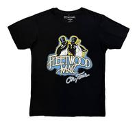 Rock Off officially Licensed Products Fleetwood Mac On Tour Premium Carbon Finish T-Shirt in Black | Size: Medium Rock Off officially Licensed Products Black M