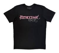 Rock Off officially Licensed Products Fleetwood Mac Rumours Premium Carbon T-Shirt in Black | Size: Large Rock Off officially Licensed Products Black L