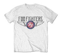 Rock Off officially licensed products Foo Fighters Flash Wings T Shirt L White