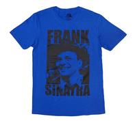 Rock Off officially licensed products Frank Sinatra Montage Photos T Shirt XL Blue