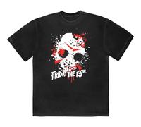 Rock Off officially licensed products Friday The 13th Jason Blood Splat T Shirt L Black