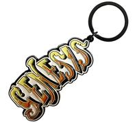 Rock Off officially licensed products Genesis Orange Classic Logo keyring Keychain One Size