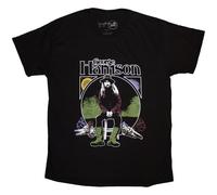 Rock Off Officially Licensed Products George Harrison Sun and Moon T Shirt XL Black
