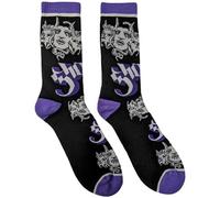 Rock Off officially licensed products Ghost Copia Band Logo Ankle Socks UK Size 7-11, black, M