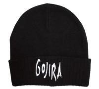 Rock Off officially licensed products Gojira Band Logo Beanie Hat Size One Size Black