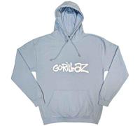 Rock Off officially licensed products Gorillaz Cracker Island Official Unisex Hoodie Hooded Top (Large) Blue