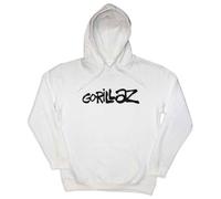 Rock Off officially licensed products Gorillaz Cracker Island Pullover Hoodie M White