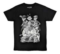 Rock Off officially licensed products Gorillaz George Spray T Shirt M Black