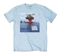 Rock Off officially licensed products Gorillaz Plastic Beach T Shirt XL Blue