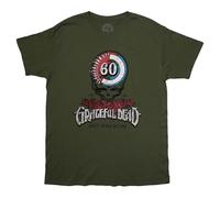 Grateful Dead T-Shirt 60th Roses Unisex Green L