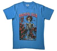 Rock Off officially licensed products Grateful Dead Bertha and Logo T Shirt XL Blue