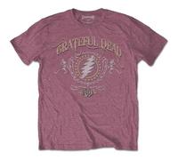 Grateful Dead GRATETS09MHC T-Shirt, Heather Cardinal, XL