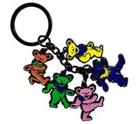 Rock Off officially licensed products Grateful Dead Dancing Bears Charms Keyring Keychain One Size