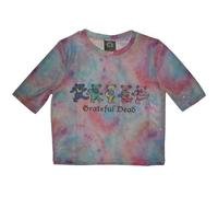 Rock Off officially licensed products Grateful Dead Dancing Bears Mesh Crop Top M Blue