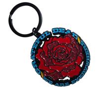 Rock Off officially licensed products Grateful Dead Everywhere Rose Keyring Keychain One Size