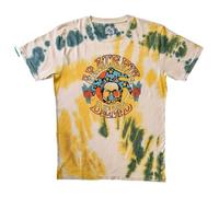 Rock Off officially licensed products Grateful Dead Jester Band Logo Dye Wash T Shirt L White