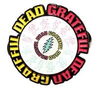 Rock Off officially licensed products Grateful Dead Spinning Emblem Pin Badge One Size