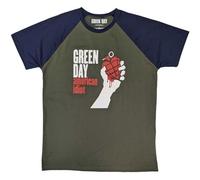 Rock Off officially licensed products Green Day American Idiot Raglan T Shirt M