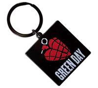 Rock Off officially licensed products Green Day Grenade Band Logo Keychain One Size