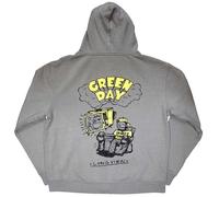 Rock Off officially licensed products Green Day Longview Doodle Zipped Hoodie M