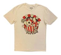 Rock Off officially Licensed Products Gremlins Gizmo Popcorn T-Shirt in Natural | Size: Large Rock Off officially Licensed Products Natural L