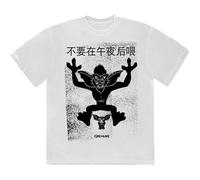 Rock Off officially licensed products Gremlins Stripe and Gizmo Japanese T Shirt S White