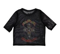 Rock Off officially licensed products Guns N' Roses Appetite for Destruction Long Sleeve Mesh Crop Top S