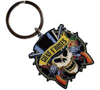 Rock Off officially licensed products Guns N' Roses Top Hat Key Ring Keychain One Size