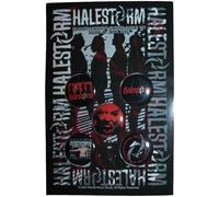 Rock Off officially licensed products Halestorm Portrait Button Badge Pack One Size