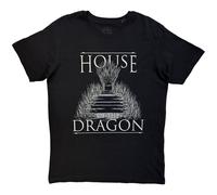 Rock Off officially Licensed Products House of the Dragon Iron Throne T-Shirt in Black | Size: Medium Rock Off officially Licensed Products Black M