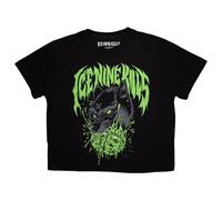 Rock Off officially licensed products Ice Nine Kills Wolf Band Logo Crop Top S