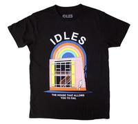 Rock Off officially licensed products Idles 'The House' (Black) T-Shirt (XL)