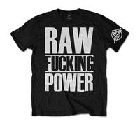 Rock Off officially licensed products Iggy Pop and The Stooges Raw T Shirt XL Black