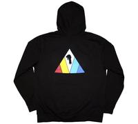 Rock Off officially licensed products Imagine Dragons Unisex Pullover Hoodie: Triangle (Black) (Back & Sleeve Print) M