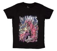 Rock Off officially licensed products in Flames Nothing But Pain Band Logo T Shirt M Black