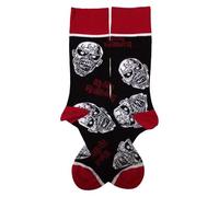 Rock Off officially licensed products Iron Maiden Eddie Skulls Ankle Socks UK Size 7-11, black, M