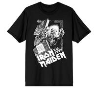 Rock Off officially licensed products Iron Maiden Est 1975 No Prayer Grave T Shirt L Black