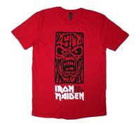 Rock Off officially licensed products Iron Maiden Est 1975 Stamp Logo Black T Shirt S