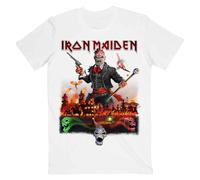 Rock Off officially licensed products Iron Maiden Legacy of The Beast Live in Mexico City T Shirt M White