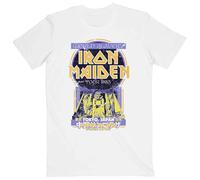 Rock Off officially licensed products Iron Maiden Powerslave Japan Flyer T Shirt M White