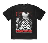 Rock Off officially licensed products IT Pennywise You'll Never Float Too T Shirt XL Black