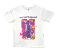 Rock Off officially licensed products Jamiroquai Emergency Logo T Shirt S White